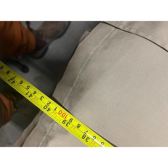 Vintage woolrich mens faux fur lined trench coat canvas mens size 42 long - Picture 6 of 10